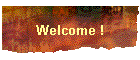 Welcome !